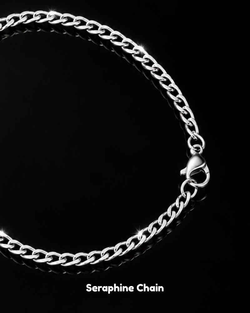 The Apex Monolith Set: Velora Chain, Seraphine Bracelet & Vanta Crest Trio