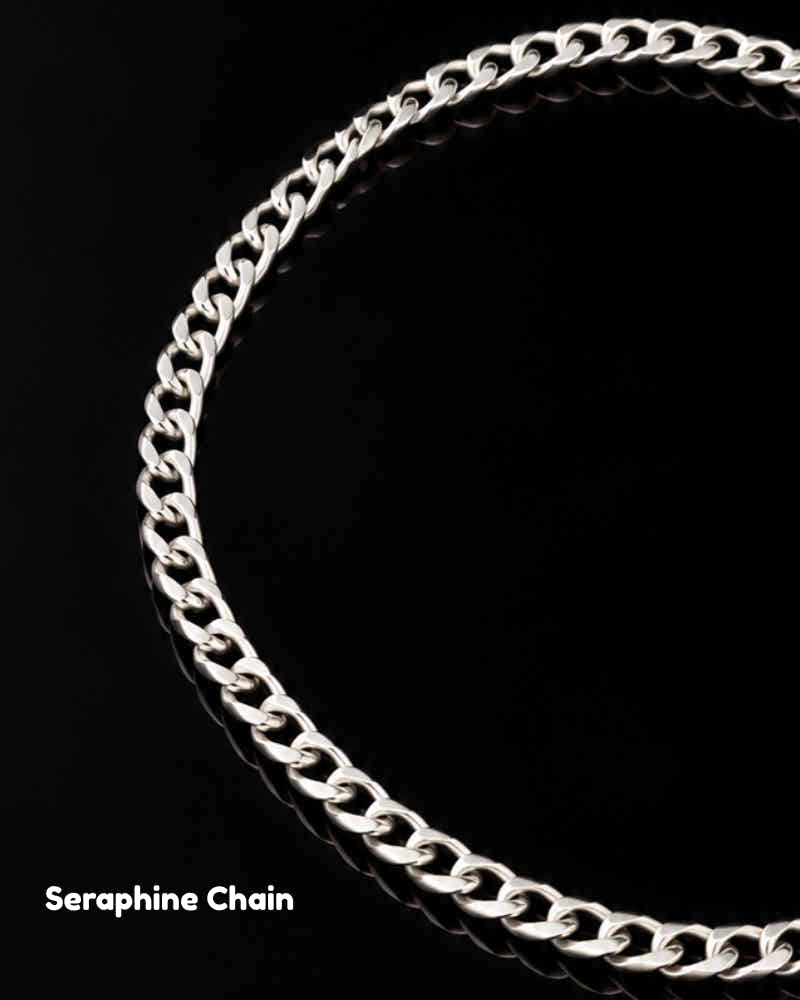 The Apex Monolith Set: Velora Chain, Seraphine Bracelet & Vanta Crest Trio