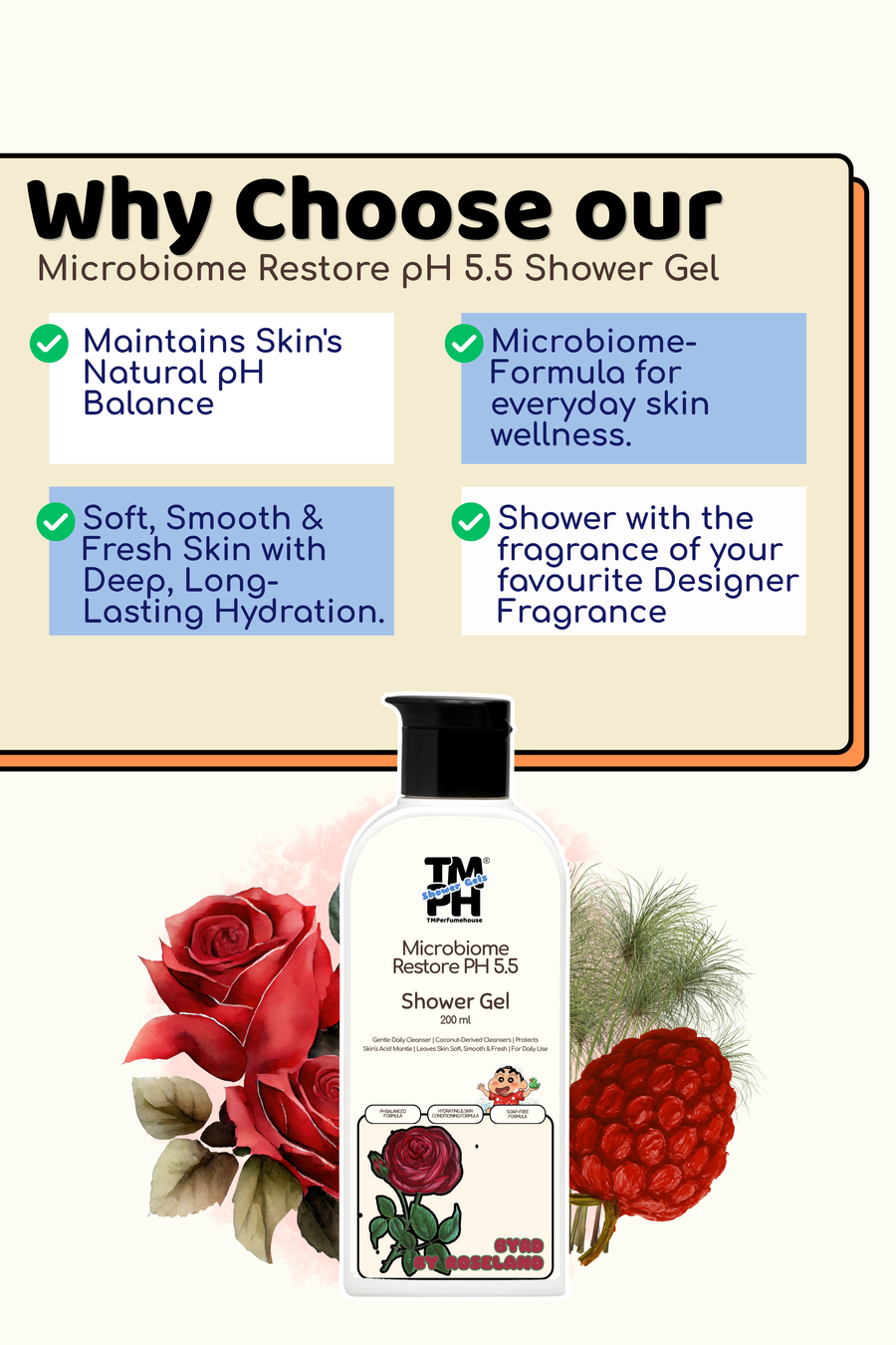 Byrd By Roseland | Shower gel