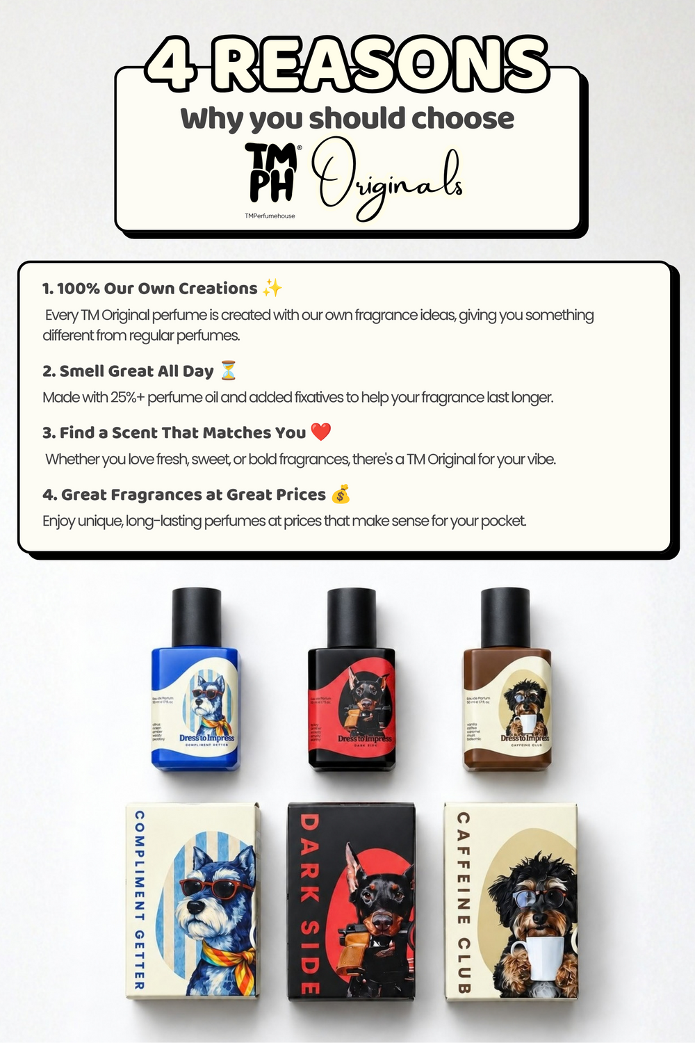 Dress to impress Compliment getter Perfume | TM Originals