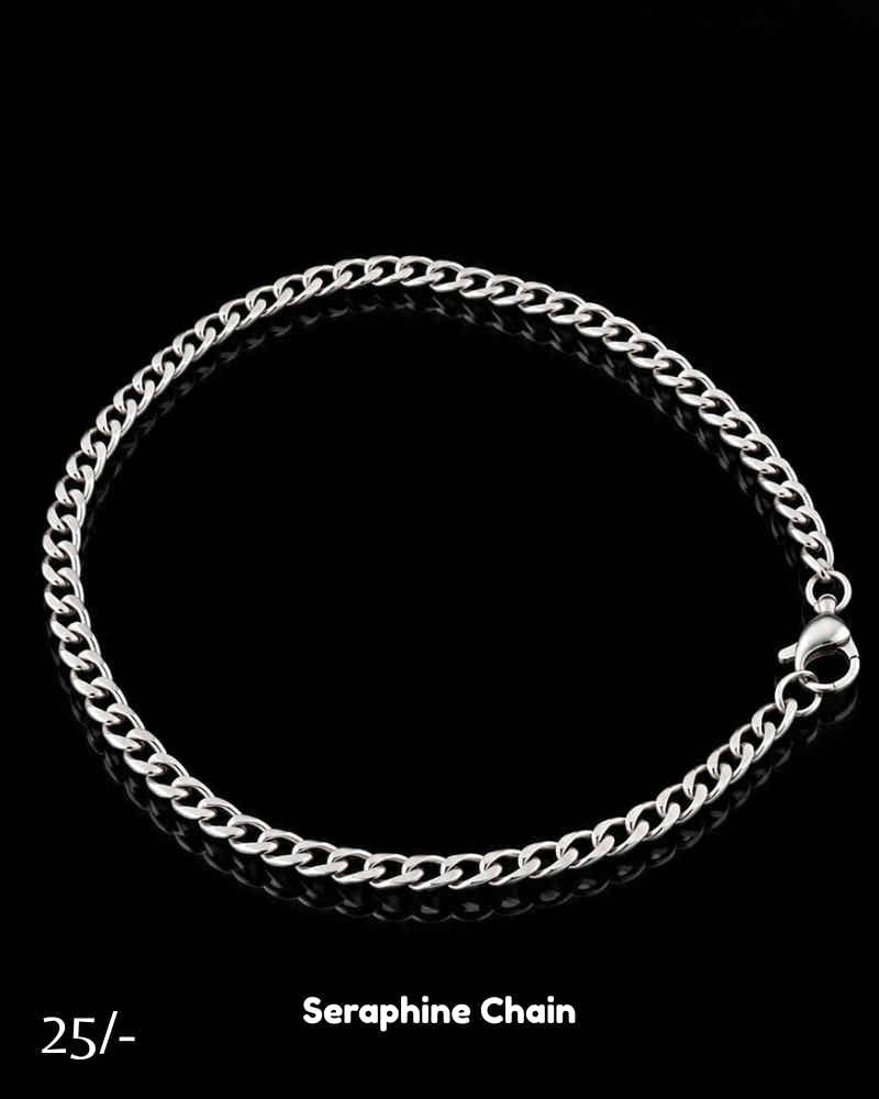 The Royale & Seraphine Silver Set (Necklace + Bracelet Combo)