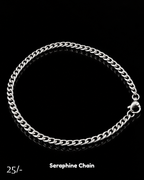 The Royale & Seraphine Silver Set (Necklace + Bracelet Combo)