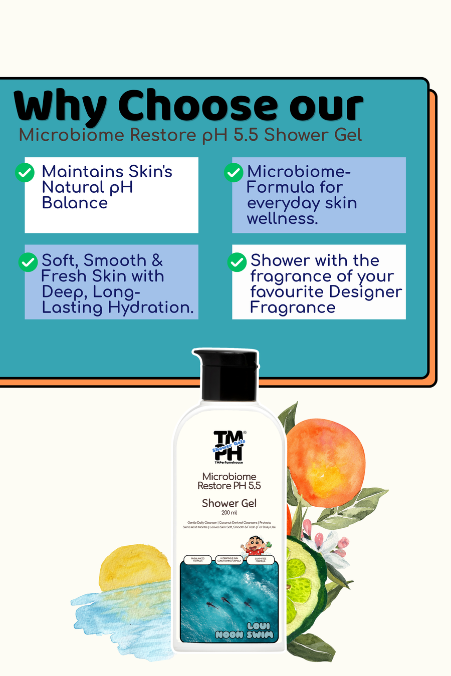 Loui Noon swim | Shower gel