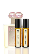 Candy & Aoud AT | Luxury Niche Attar – 10+ Hour Long Lasting Pure Oil - Inspired by Cndy Aud by Mntl