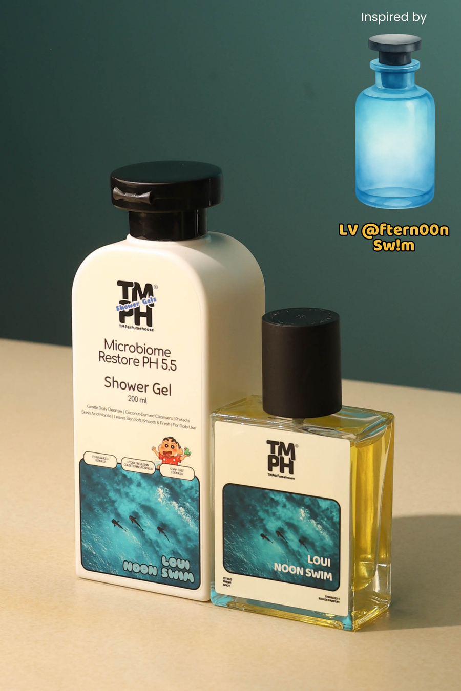 Loui Noon swim | Shower gel + Perfume