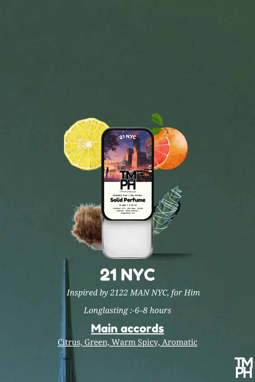 21 NYC - Solid Perfume | TMPerfumehouse