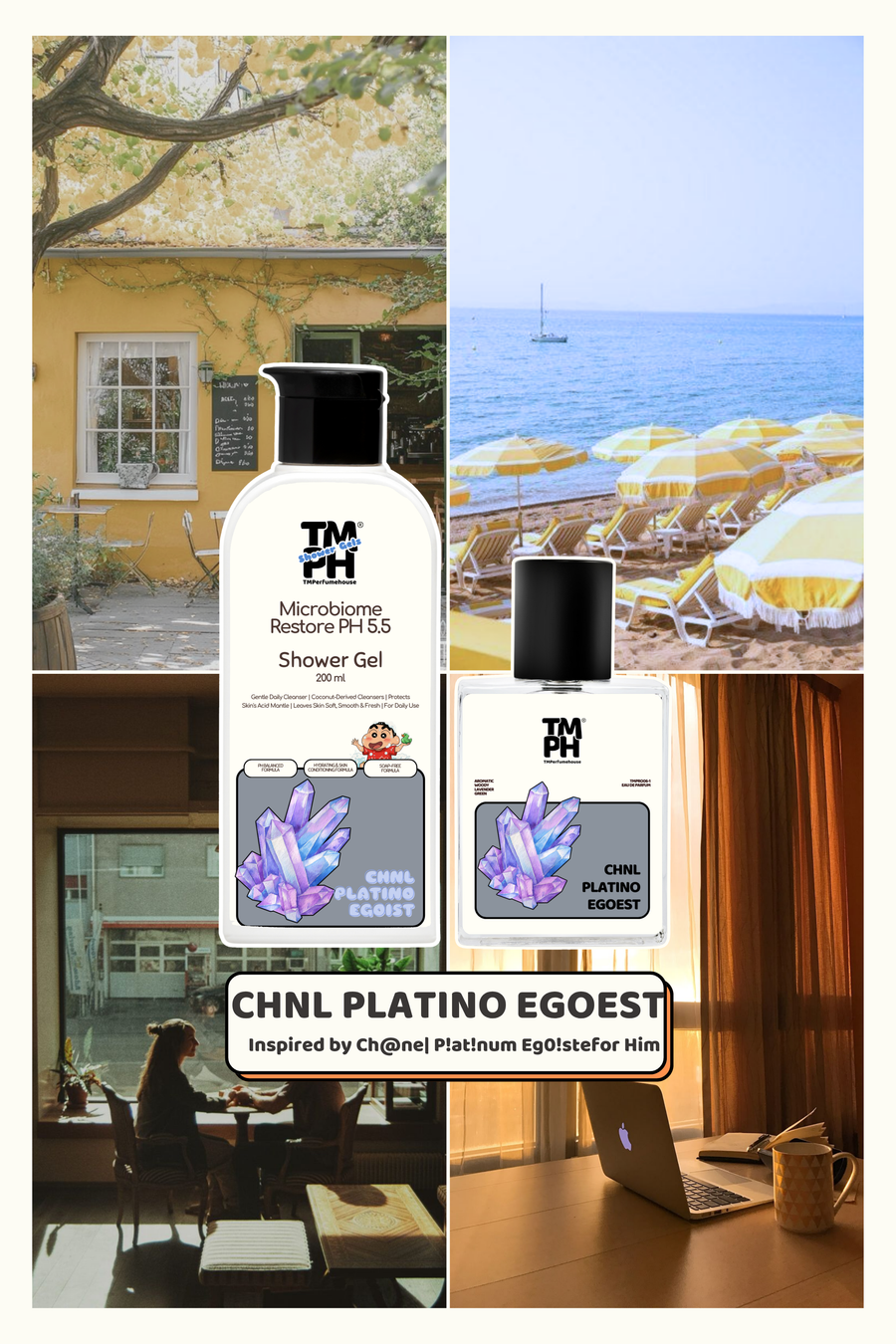 Chnl Platino Egoist | Shower gel + Perfume