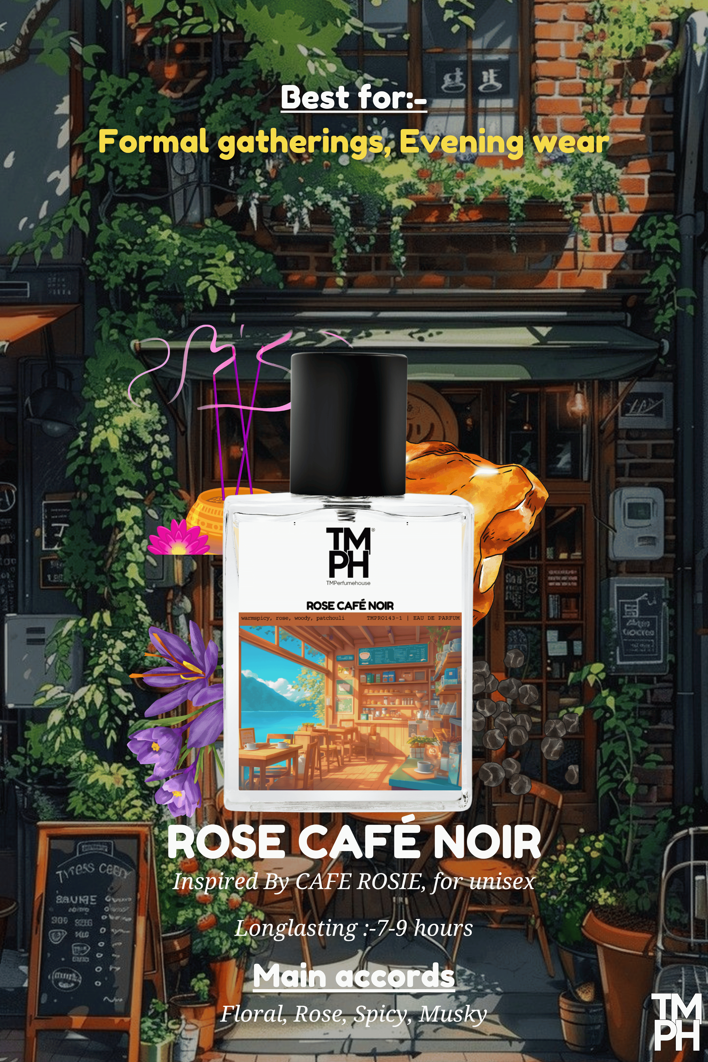 Rose Café Noir - Inspired perfume | TMPerfumehouse