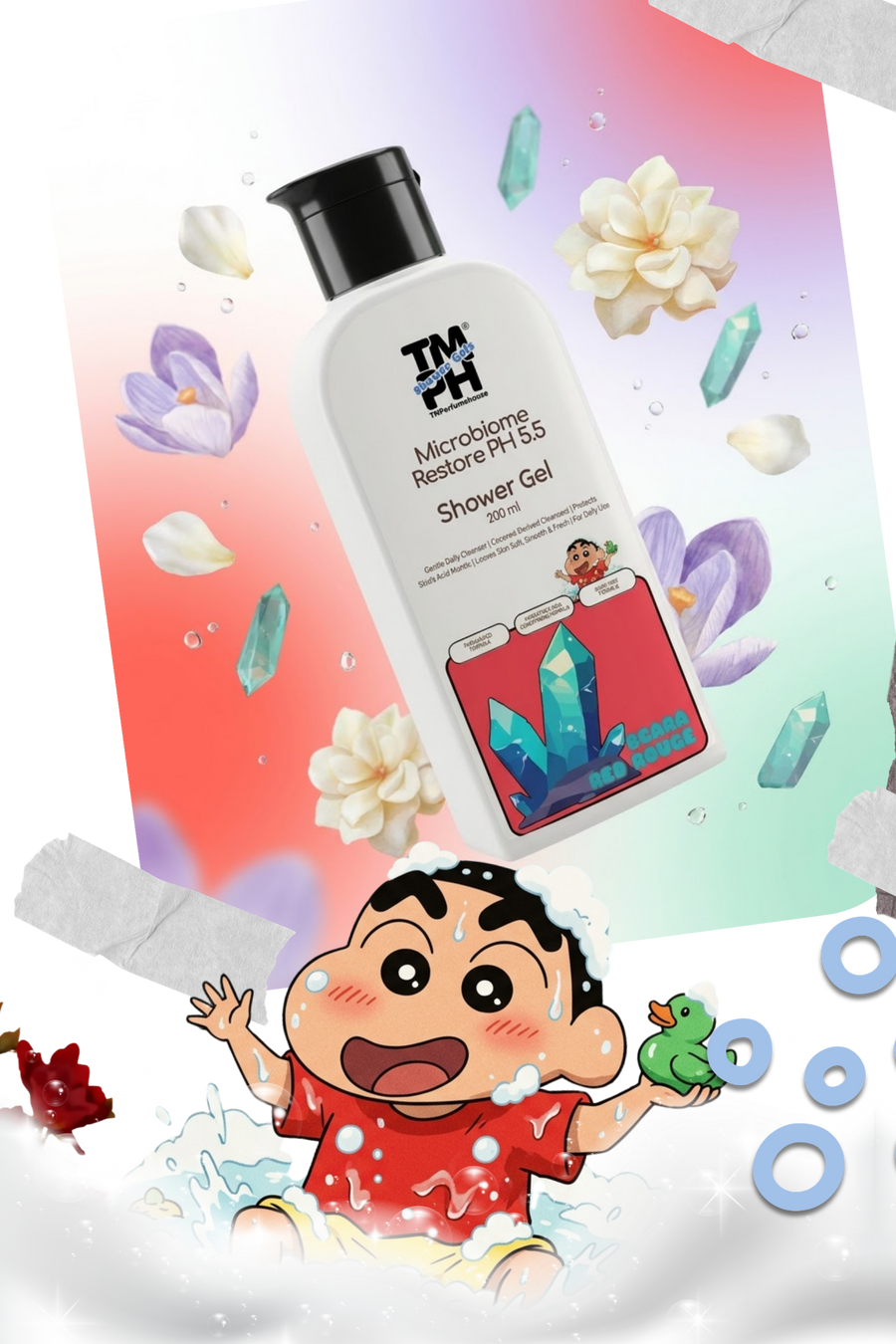 Bcara Red Rouge | Shower gel