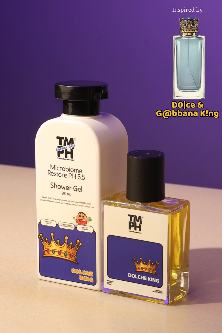 Dolche King | Shower gel + Perfume