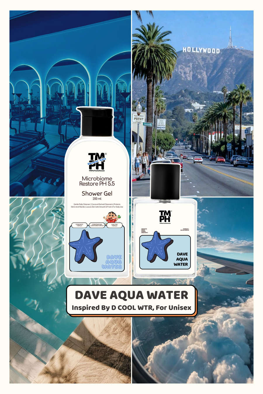 Dave Aqua Water | Shower gel + Perfume