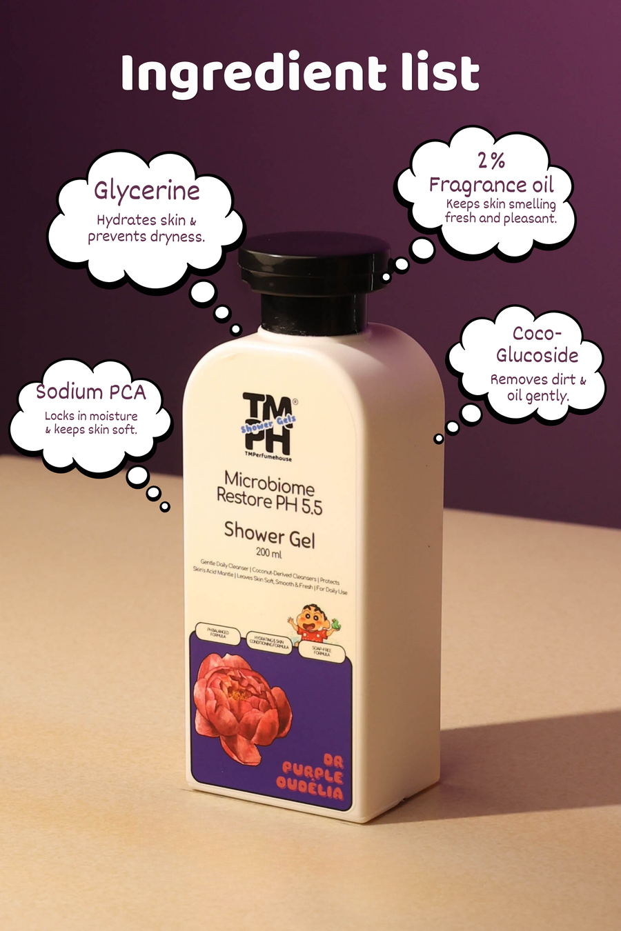 Dr Purple Oudélia | Shower gel