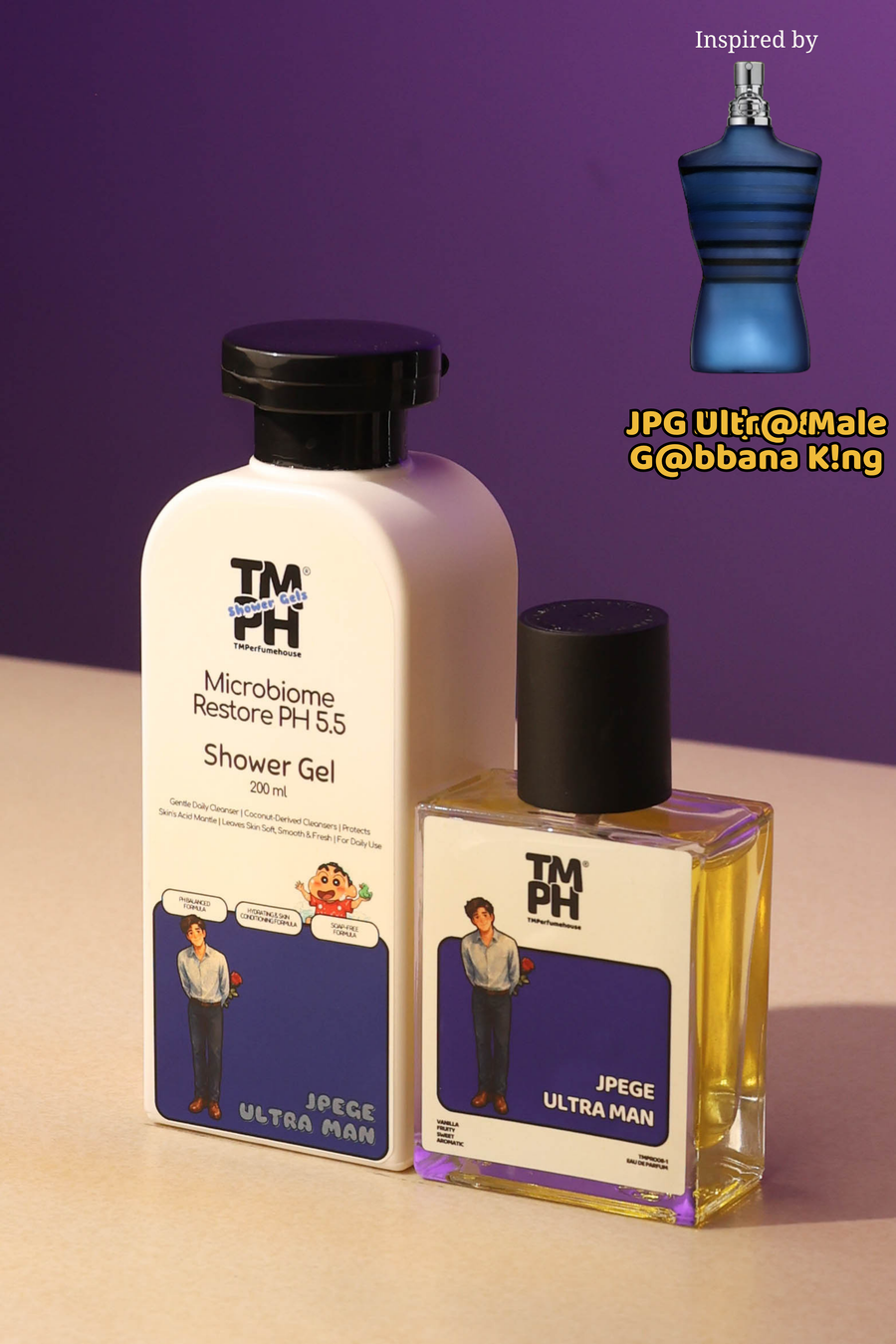 Jpege Ultra Man | Shower gel + Perfume