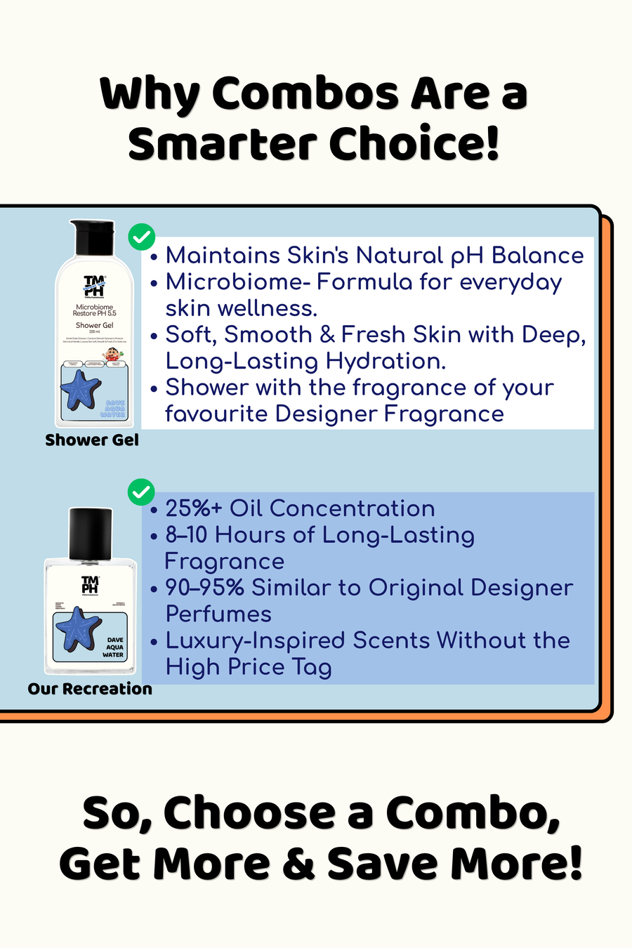 Dave Aqua Water | Shower gel + Perfume