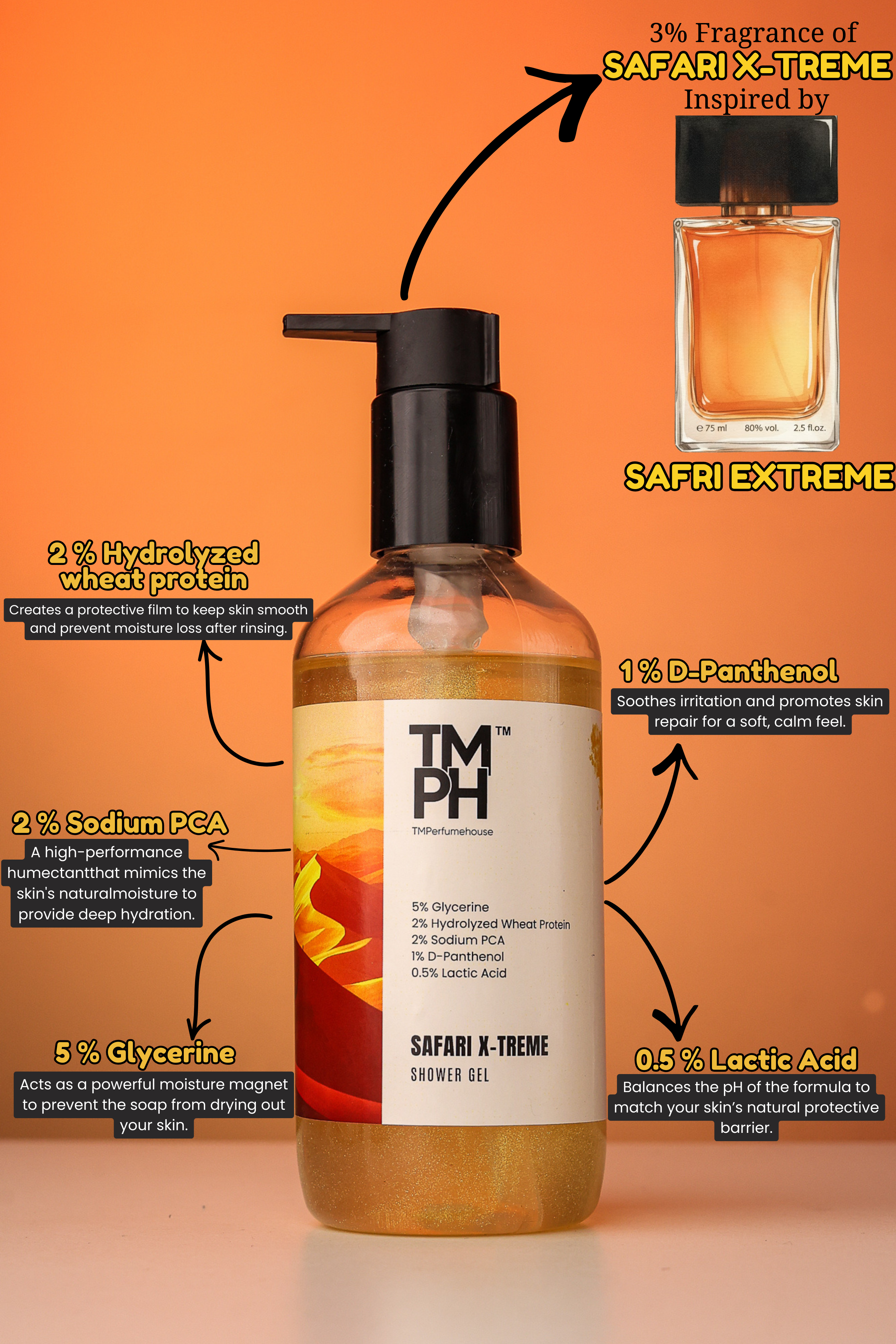 SAFARI  X-TREME | Shower gel