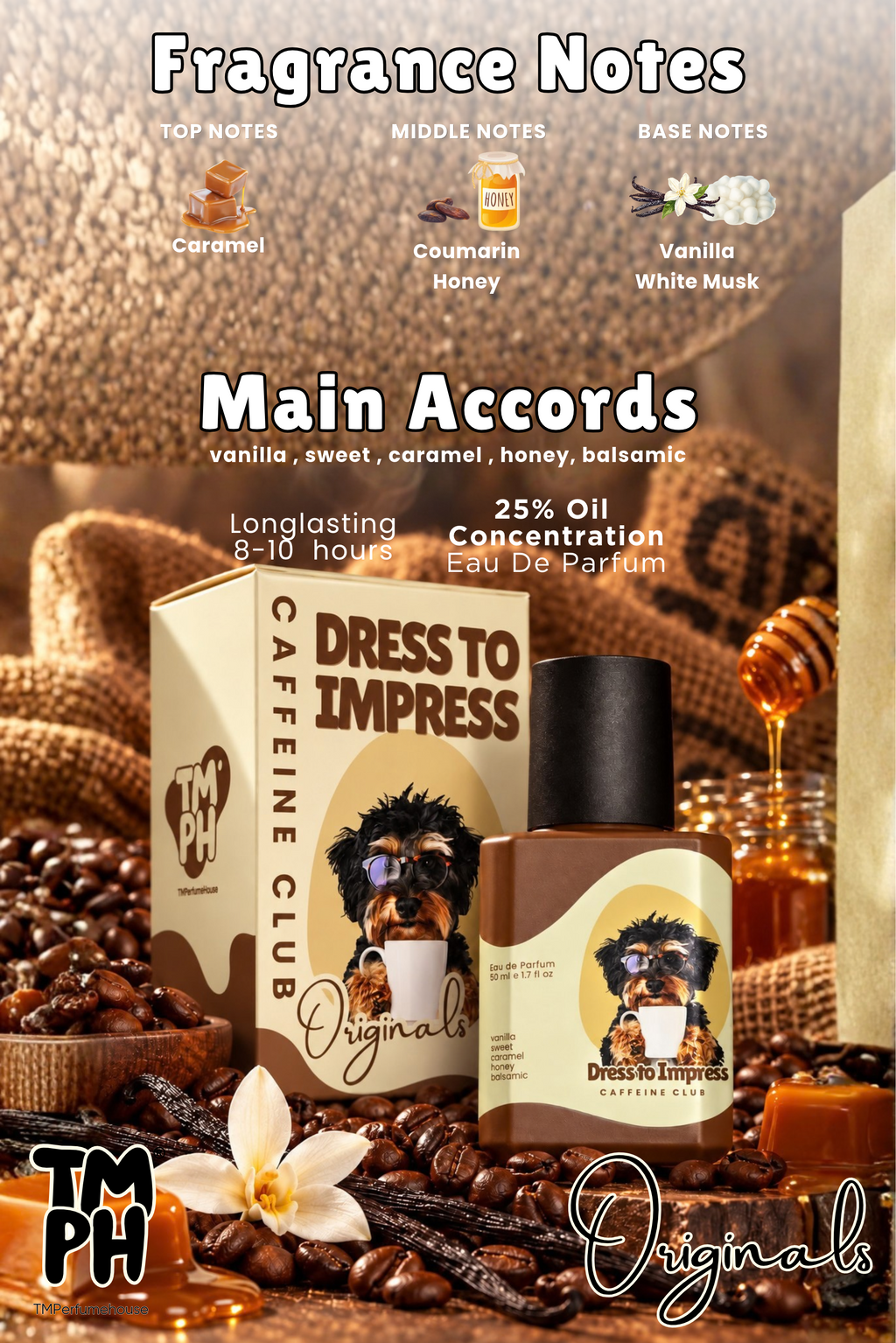Dress to impress Caffeine Club Perfume | TM Originals