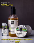 THE TUX Ultimate Grooming Combo (Shower Gel + Solid Perfume + Beard Balm)