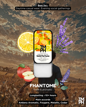 Fhantome  – Solid Perfume – A Bold, Futuristic & Ultra-Fresh Scent