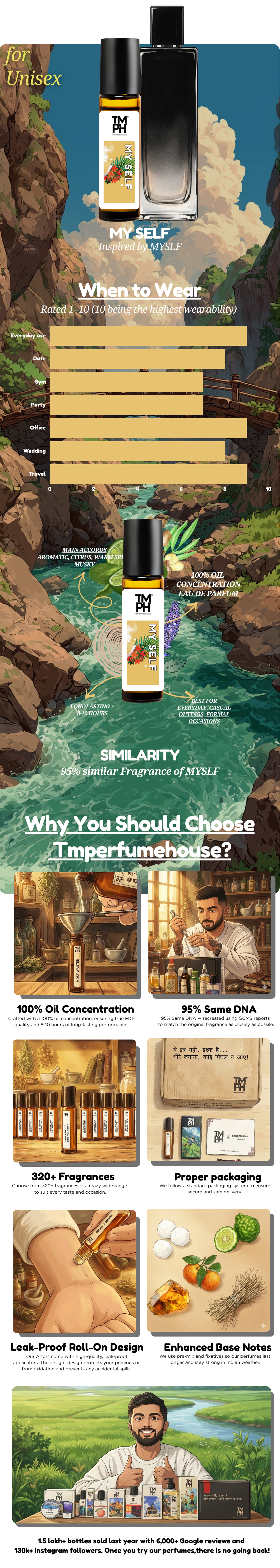 My Self - Inspired Attar  | TMPerfumehouse usage chart