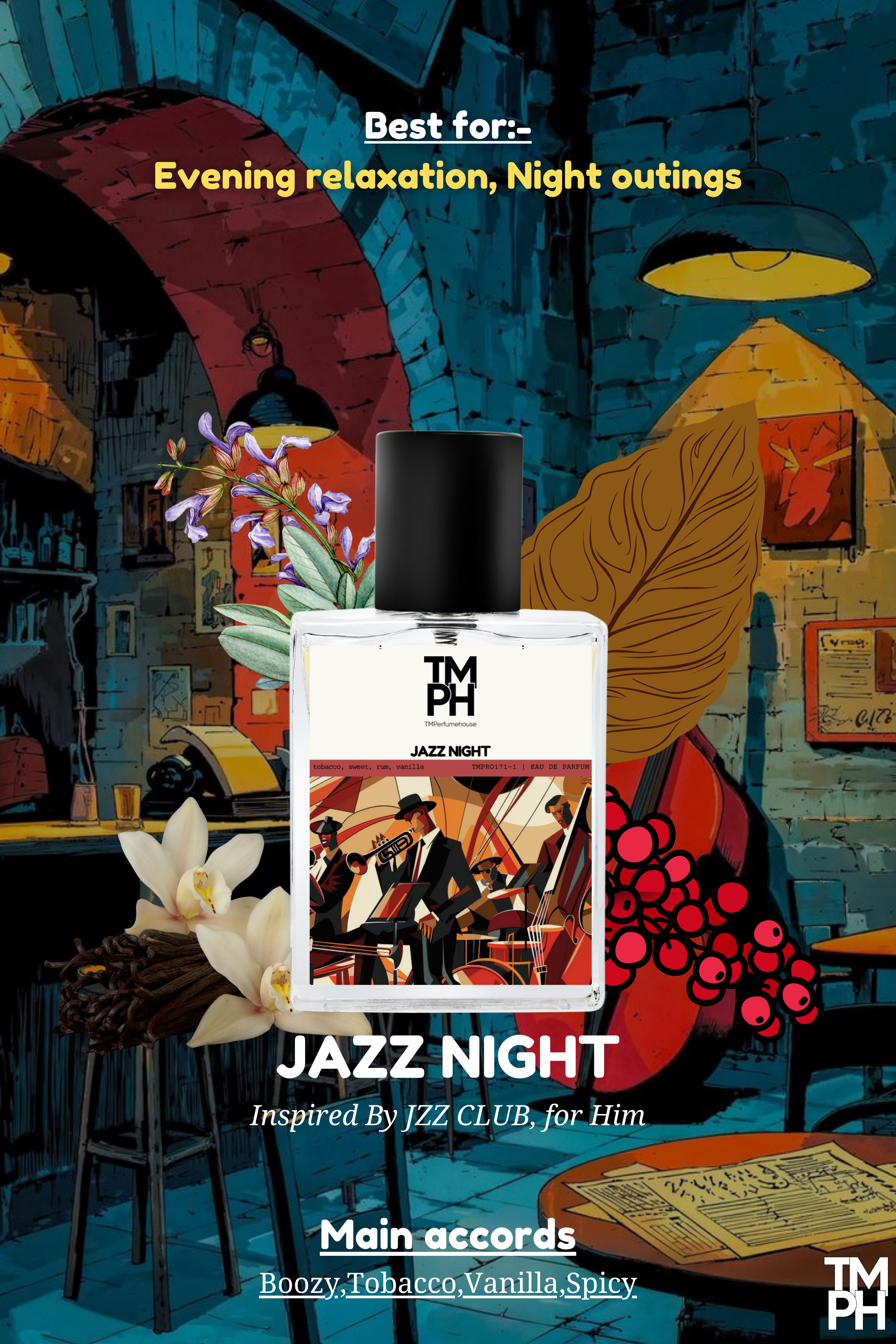 jazz night  | Inspired perfume | TMPerfumehouse