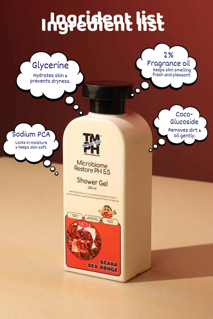 Bcara Red Rouge | Shower gel