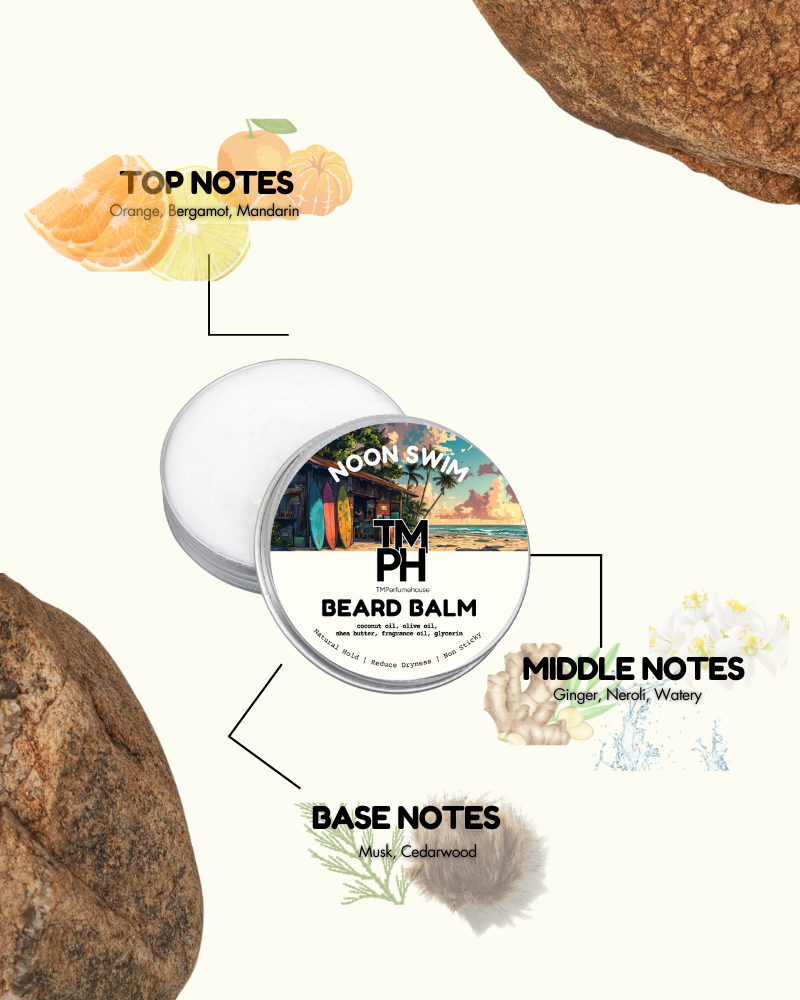 Noon swim | Premium Beard Balm – 10+ Hour Freshness & Styling