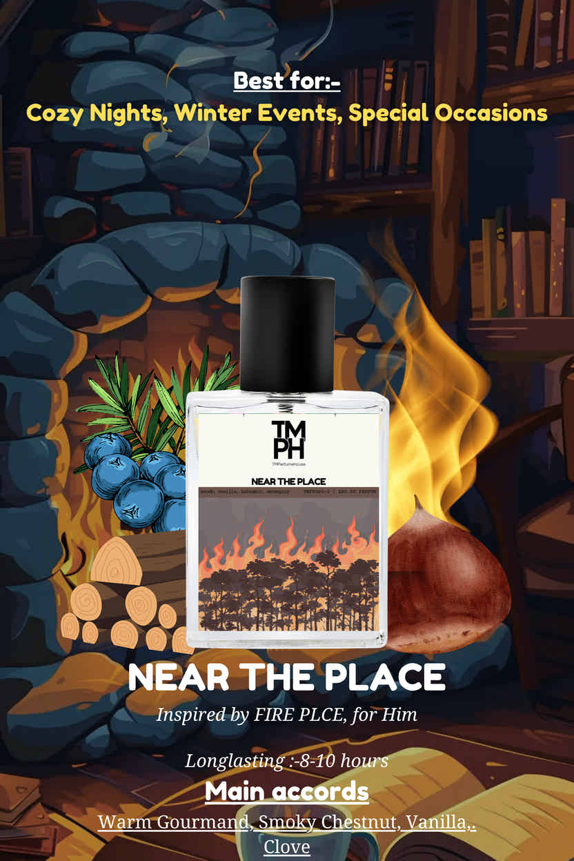 replica by the fire place notes