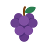 violet leaf grape fruit