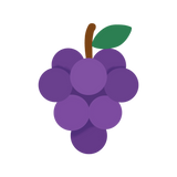 violet leaf grape fruit