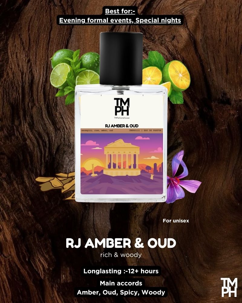 RJ Amber & Oud - Inspired by Ro*a Amber Aoud